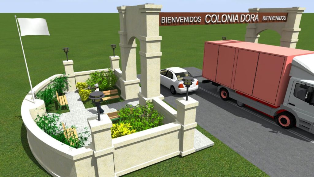 Colonia Dora construirá un imponente portal de acceso a la ciudad