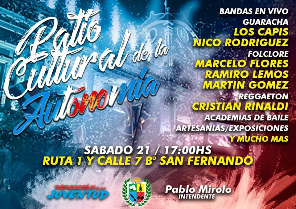 El barrio San Fernando recibirá el sábado al Patio Cultural de la Autonomía