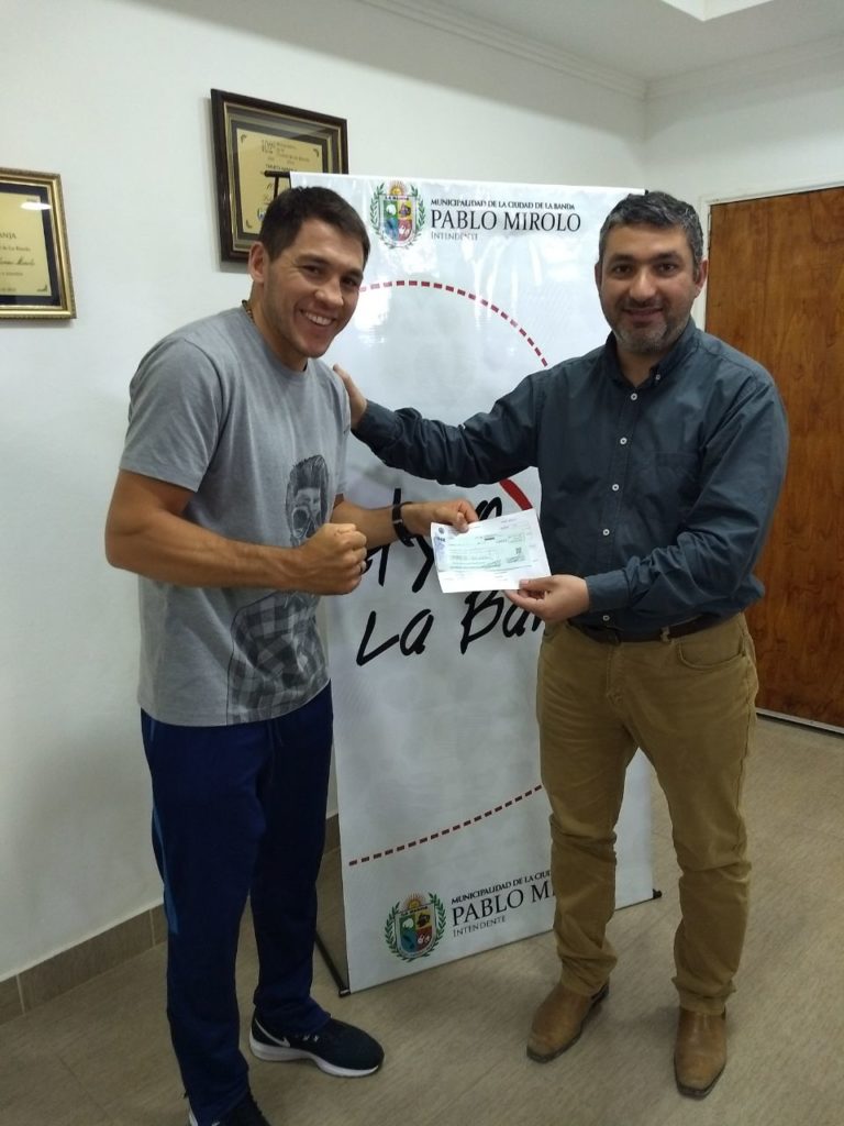 Elio Trosch regresó a la provincia y agradeció por el apoyo brindado