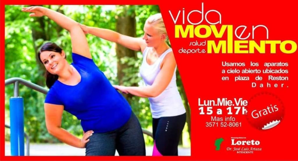 Los vecinos loretanos tendrán clases de gimnasia totalmente gratuitas
