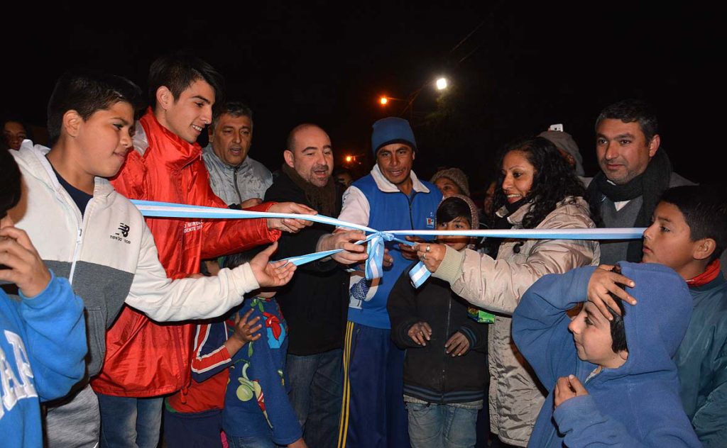 Habilitaron distintas obras en el barrio Avenida de La Banda