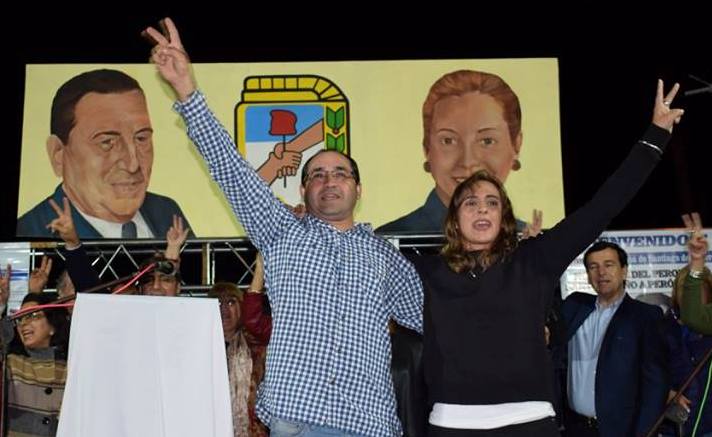 La cúpula del PJ santiagueño lanzó la candidatura de Belén Abdala en Forres