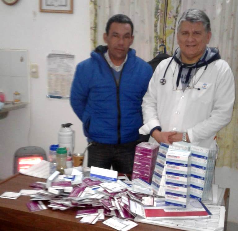 El Puesto Sanitario de El Dean recibió medicamentos para asistir a los vecinos