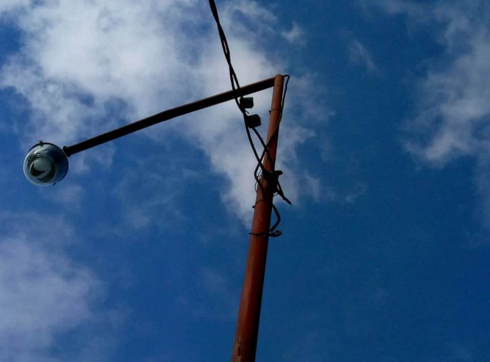 San Ramón: Robaron el cableado y dejaron en penumbras la ruta