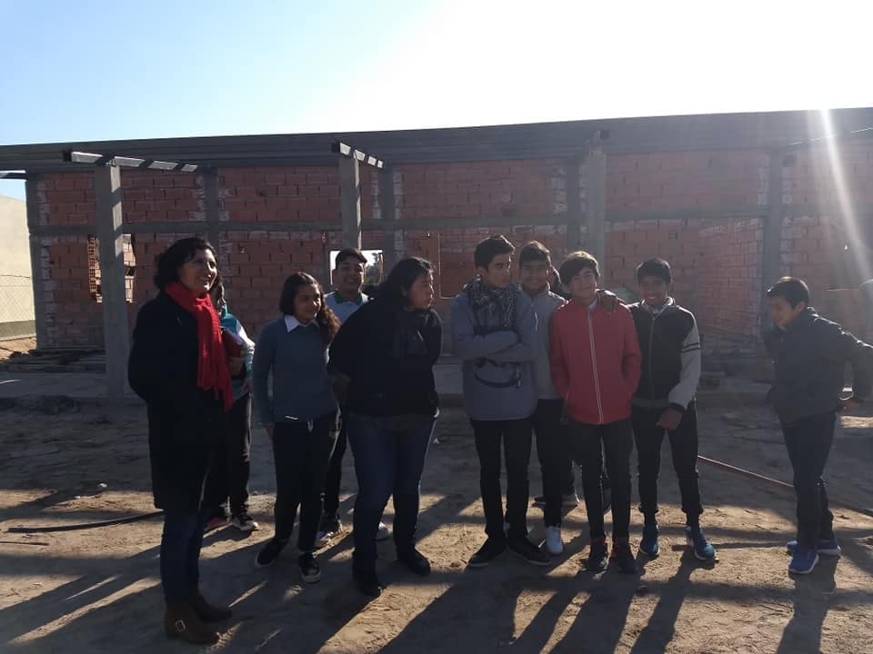 Ejecutan obras de refacción en el Colegio Arcadio Suárez de La Cañada