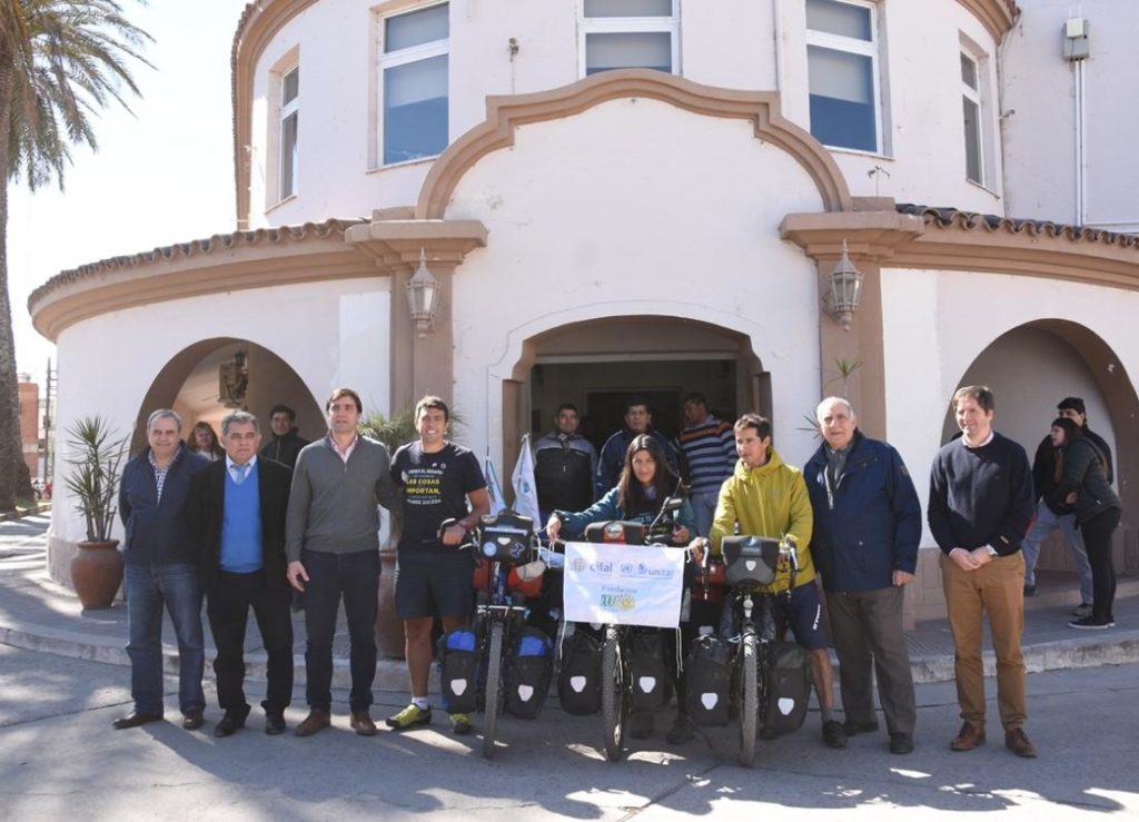 Recorren el mundo en bici para promocionar objetivos de desarrollo sostenibles