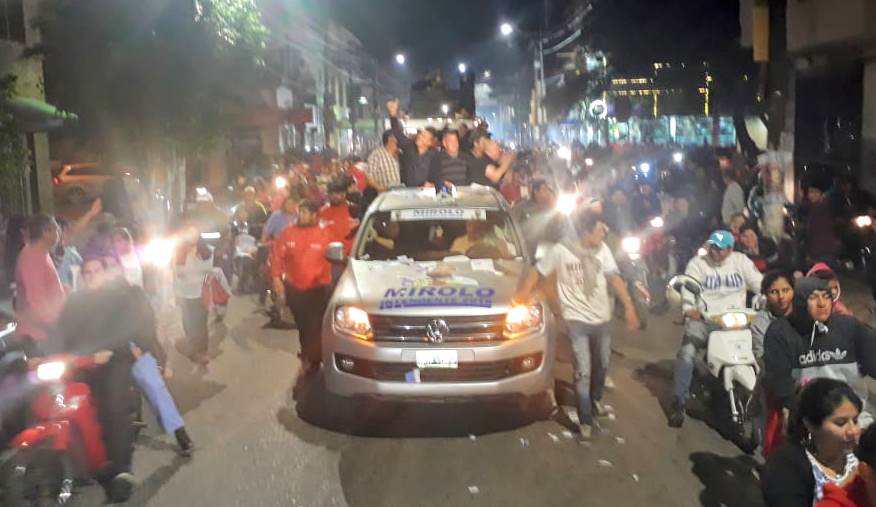 Massa y Mirolo encabezaron los festejos del Frente Renovador en La Banda