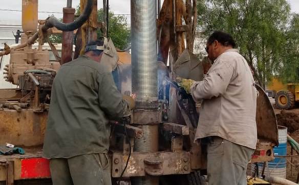 Pusieron en total funcionamiento la nueva perforación del pozo de agua en San Pedro
