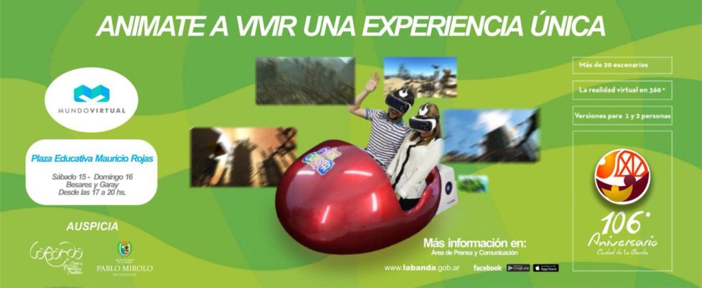 Realidad virtual para niños y jóvenes en La Banda