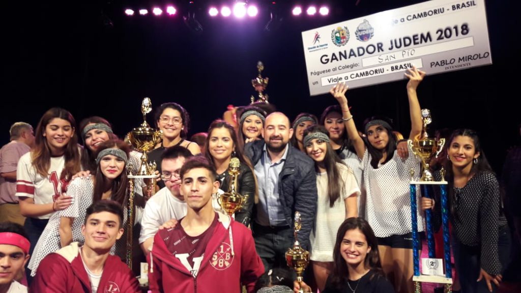 Judem: Los alumnos del Colegio San Pío ganaron un viaje a Camboriu