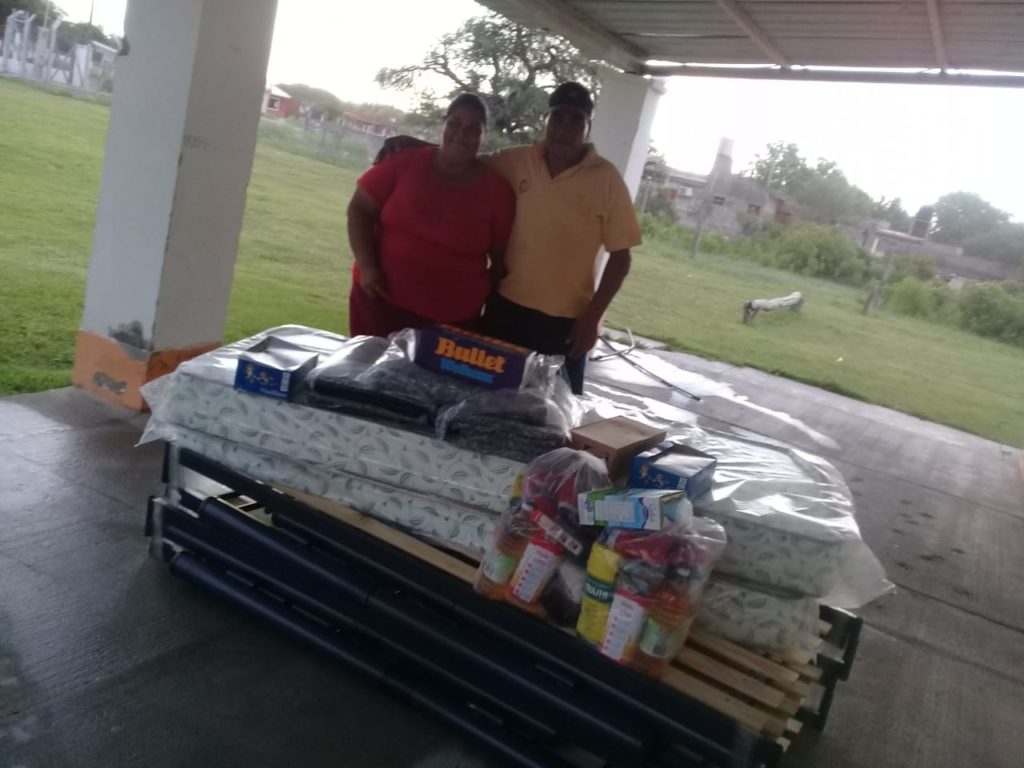 Asistieron a familias en situación de riesgo en El Dean y Los Mojones