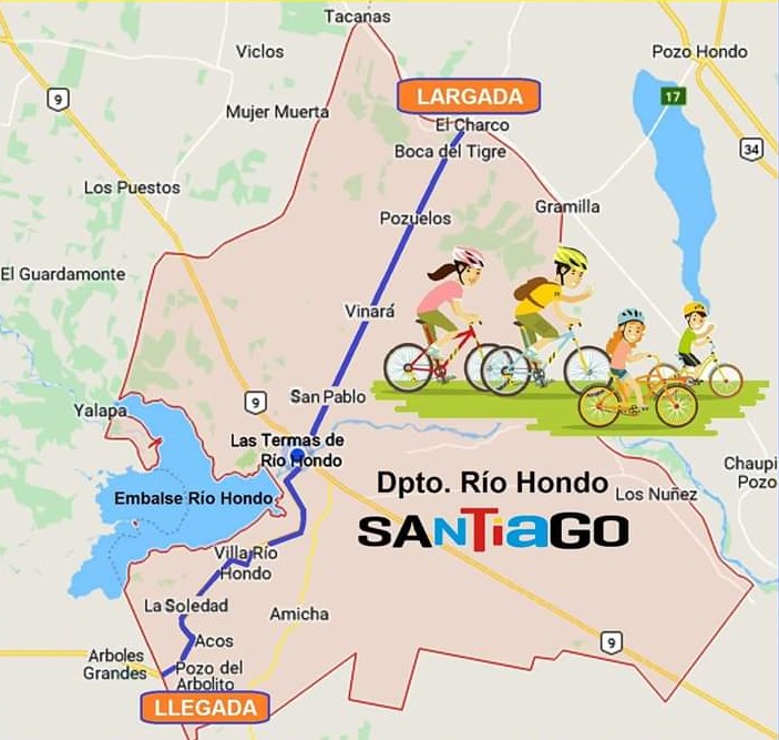 Ciclistas podrán participar de un atrapante recorrido histórico por Río Hondo Ciclistas podrán participar de un atrapante recorrido histórico por Río Hondo