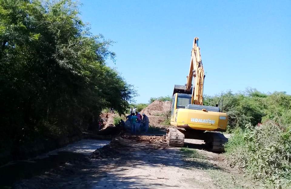 Desagotan más de 350 hectáreas de cultivos cubiertas por el agua