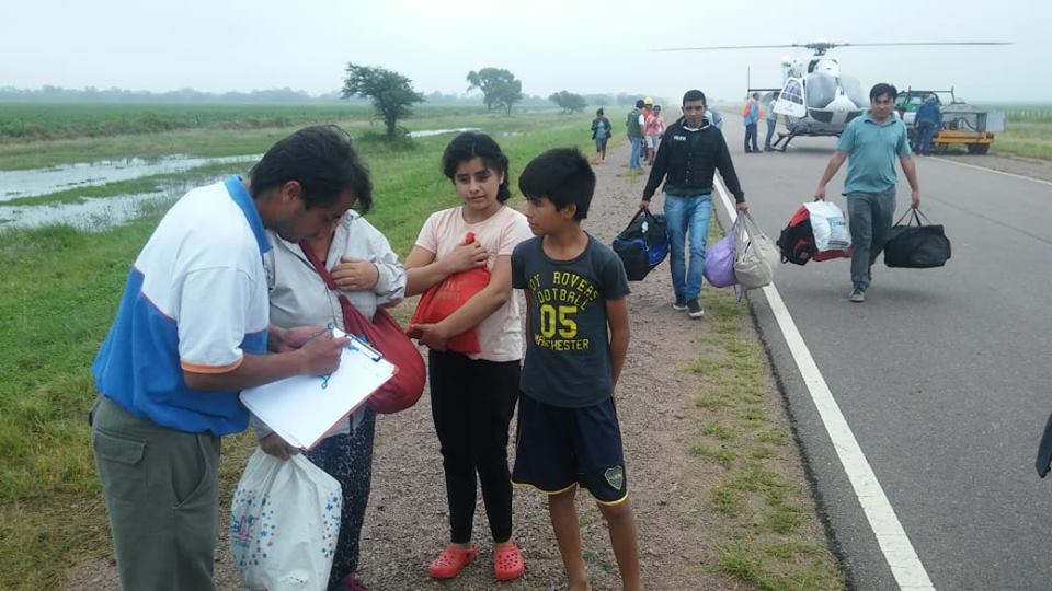 Cientos de familias recibieron asistencia después de las intensas lluvias