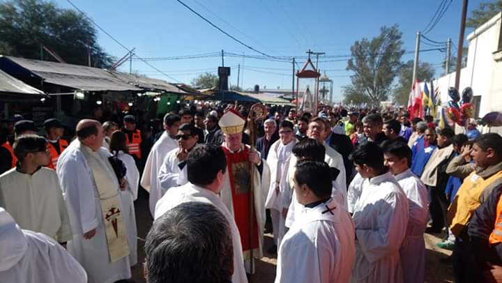 Villa Mailín fue escenario de una masiva manifestación de fe