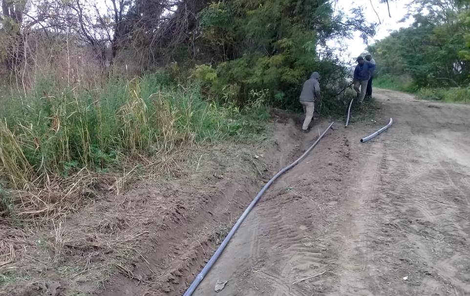 La red de agua potable llegará a más familias de Cañada Escobar