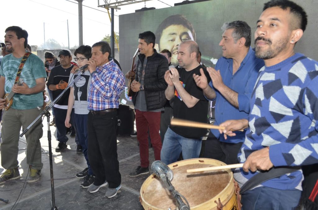En su visita a la Fiesta de la Abuela, Mirolo inauguró un centro de monitoreo