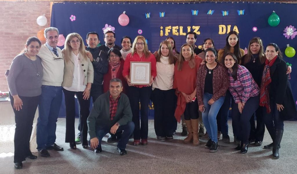 Clodomira rindió homenaje a una reconocida docente en el Día del Profesor