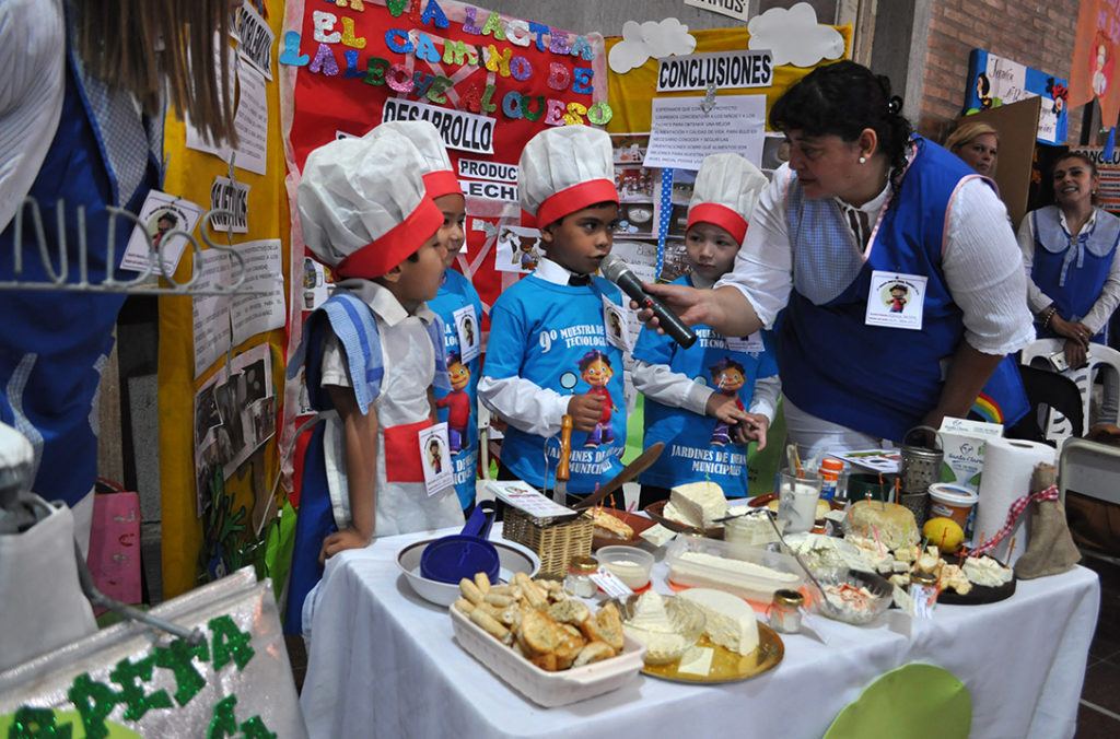 Los más chicos trabajaron sobre alimentación saludable y medio ambiente
