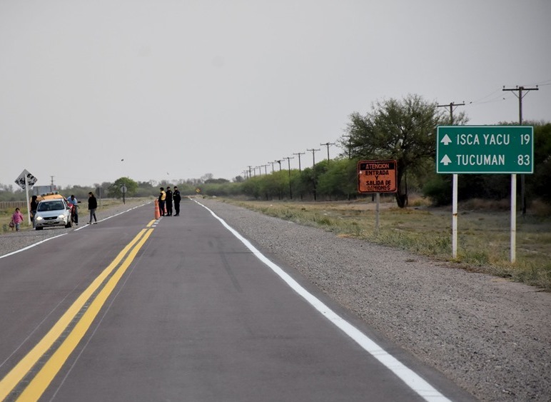 Habilitaron la ruta provincial que une Pozo Hondo con Tucumán