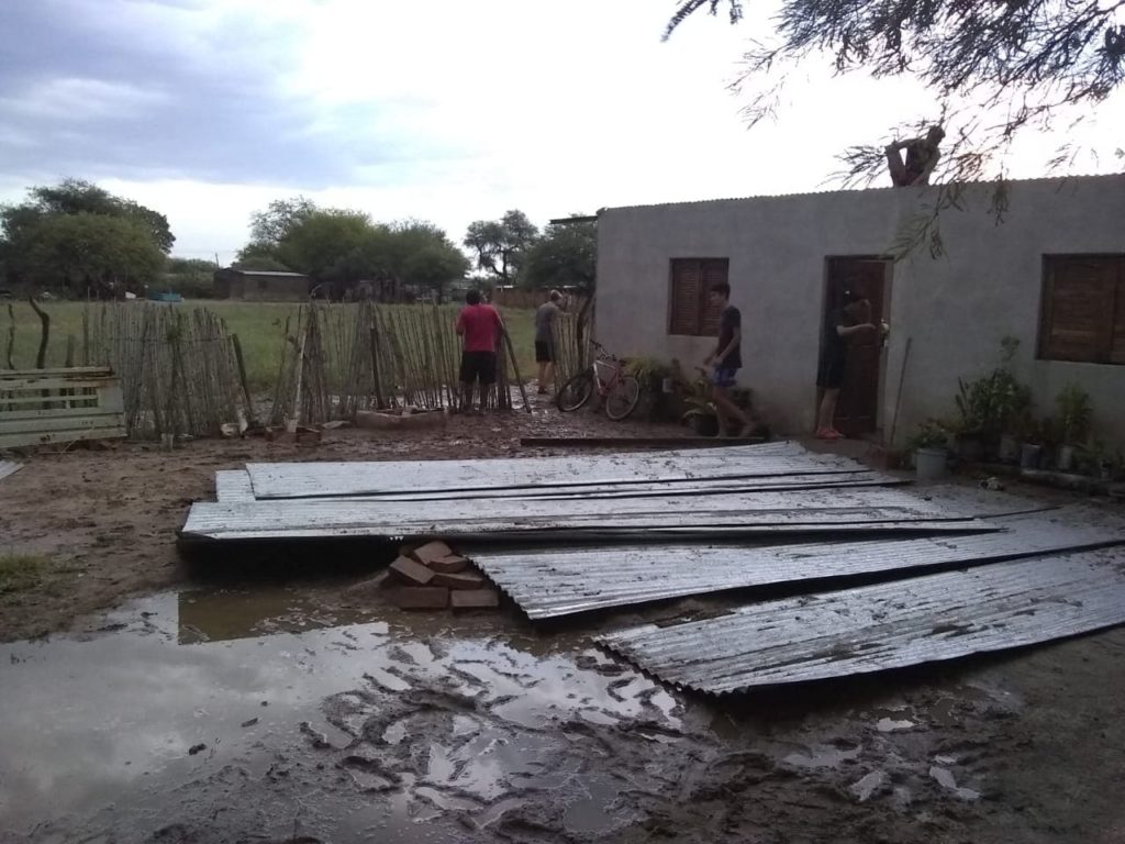 El temporal causó grandes daños en distintos puntos de la provincia