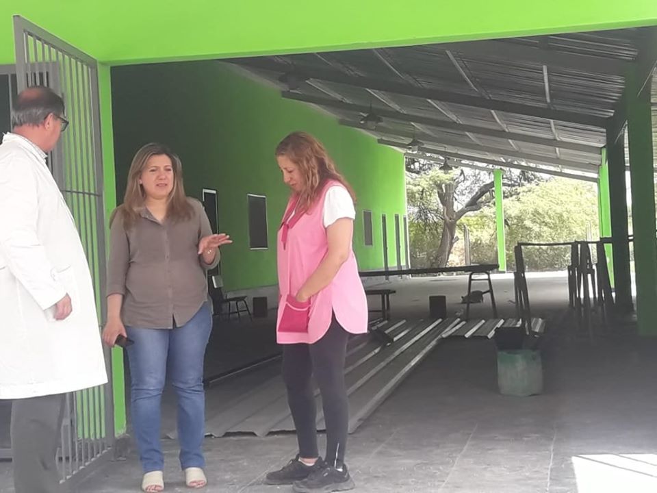 Los trabajos en la Escuela Nº 881 de Colonia Libanesa están en su etapa final Los trabajos en la Escuela Nº 881 de Colonia Libanesa están en su etapa final
