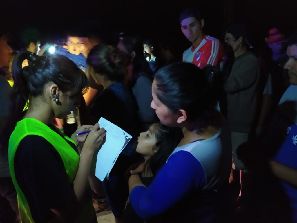 Tras el temporal, se asistió a más de 200 familias bandeñas