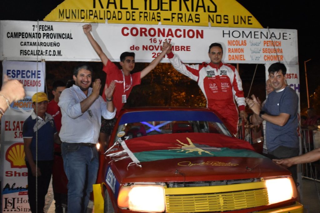 Ruido de motores invaden Frías con el Rally Catamarqueño