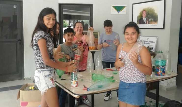 En Fernández todos quieren ser parte de la Navidad Ecológica