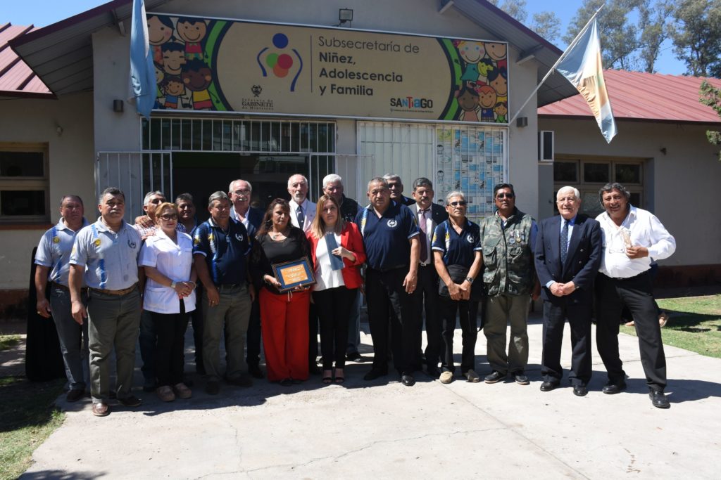 Emotivo homenaje post morten a un ex combatiente en el Hogar Escuela Eva Perón