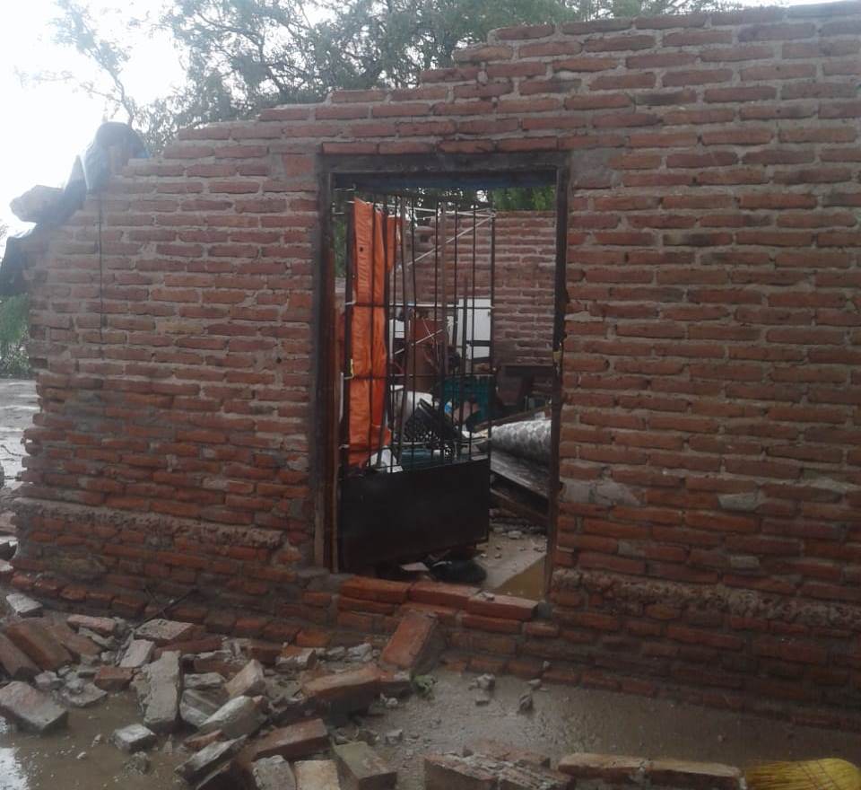 Preparan un operativo para asistir a un centenar de familias por el tornado