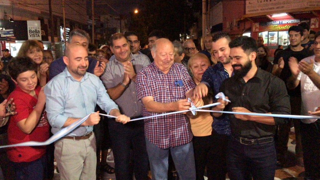 Mirolo habilitó un nuevo tramo de semipeatonales en el microcentro bandeño