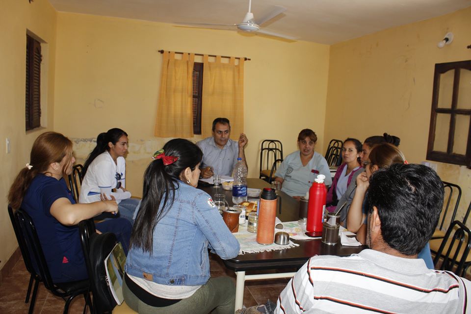 Diagraman acciones en el área de salud en Colonia El Simbolar