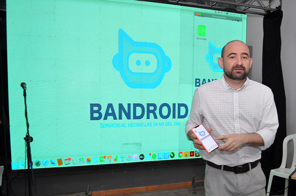 Bandroid: presentaron un novedoso servicio de asistencia virtual para el vecino