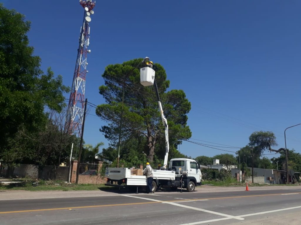 Avanza la reconversión lumínica en Villa Zanjón