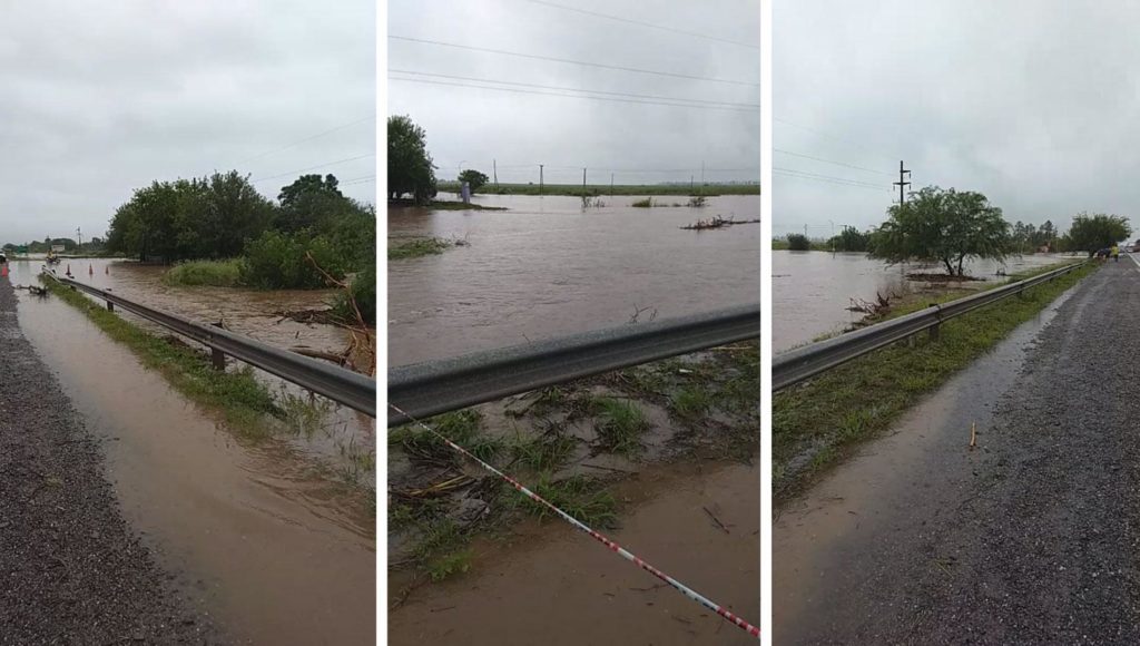 Por el temporal cortaron la ruta 9 en el tramo que une Santiago con Tucumán