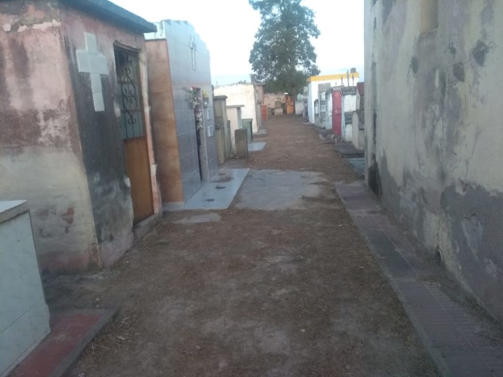 Ejecutan diversas tareas en el cementerio de San Pedro