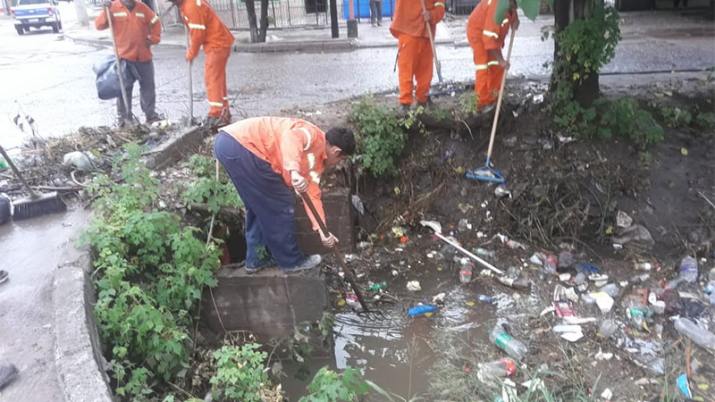 El municipio trabaja para resolver los problemas generados por la tormenta