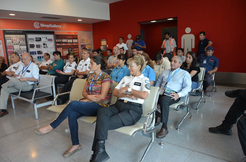 Personal aeroportuario fue capacitado sobre el coronavirus