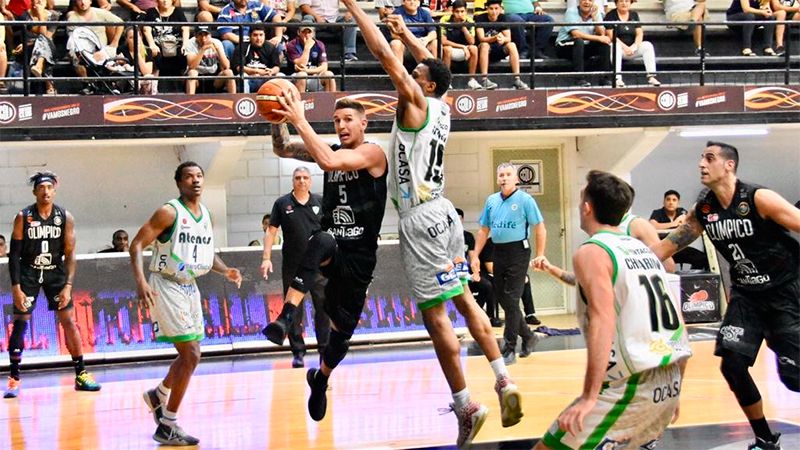 Olímpico consiguió su cuarta victoria consecutiva ante Atenas Olímpico consiguió su cuarta victoria consecutiva ante Atenas