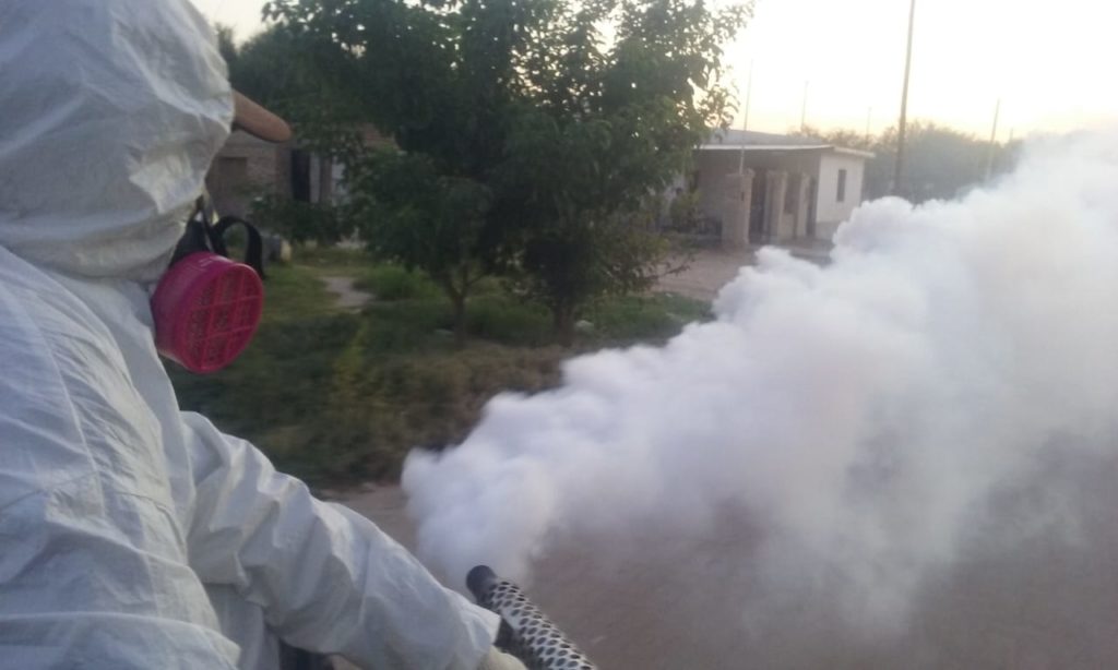 Continúa la lucha contra el dengue en los barrios de Clodomira