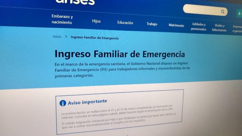 Desde este lunes se sabrá quiénes pueden continuar el trámite para cobrar el IFE