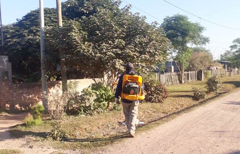 Realizan un intenso trabajo contra el dengue en Campo Gallo Realizan un intenso trabajo contra el dengue en Campo Gallo