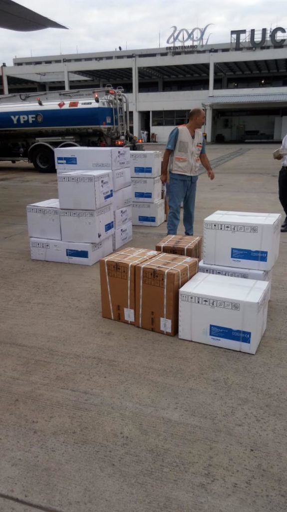 Covid – 19: Llegó más equipamiento para incrementar la capacidad de atención Covid – 19: Llegó más equipamiento para incrementar la capacidad de atención