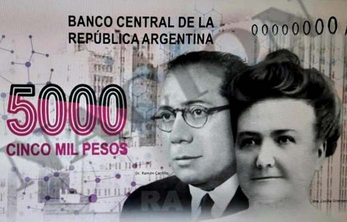 ¿El santiagueño Ramón Carrillo en el billete de $5000?