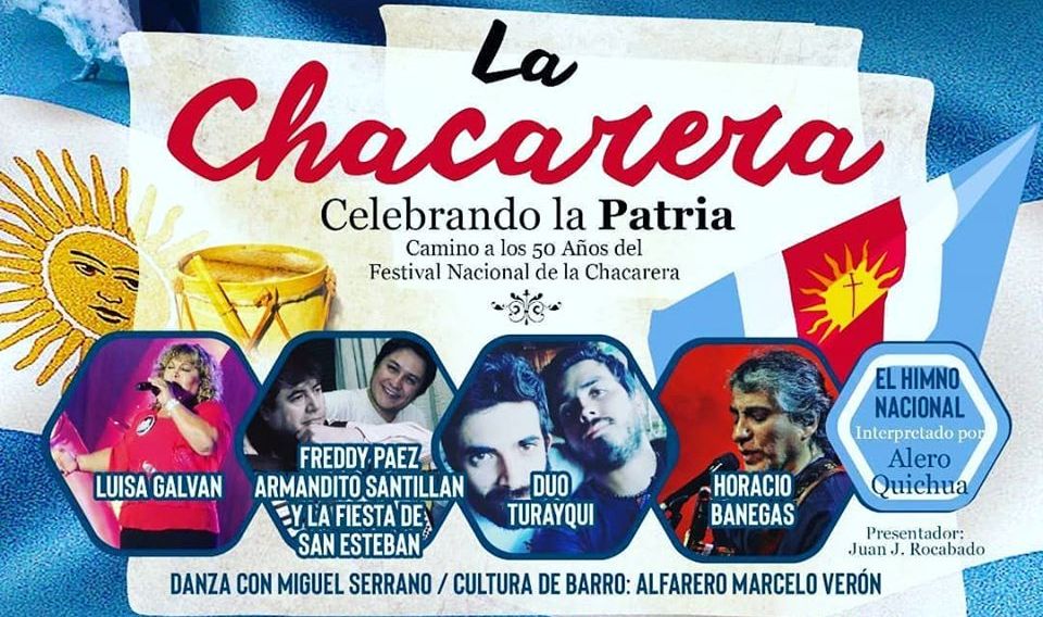 “La Chacarera celebra a la Patria” este 25 de Mayo desde las redes sociales