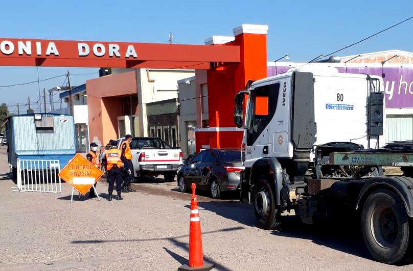 Colonia Dora, aislada una vez más por un brote de covid Colonia Dora, aislada una vez más por un brote de covid