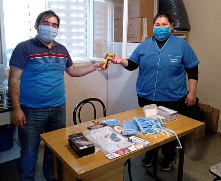 Covid: La posta sanitaria de Manogasta recibió diversos insumos de seguridad