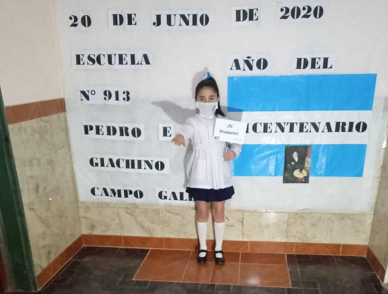 Emotiva promesa de “Lealtad a la Bandera” en Campo Gallo