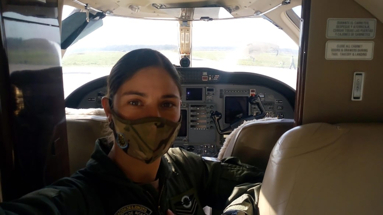 Una mecánica de aviación de El Bobadal busca ser Miss Argentina Una mecánica de aviación de El Bobadal busca ser Miss Argentina
